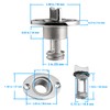 2 Pcs Oval Garboard Drain Plug,316 Stainless Steel Marine Drain