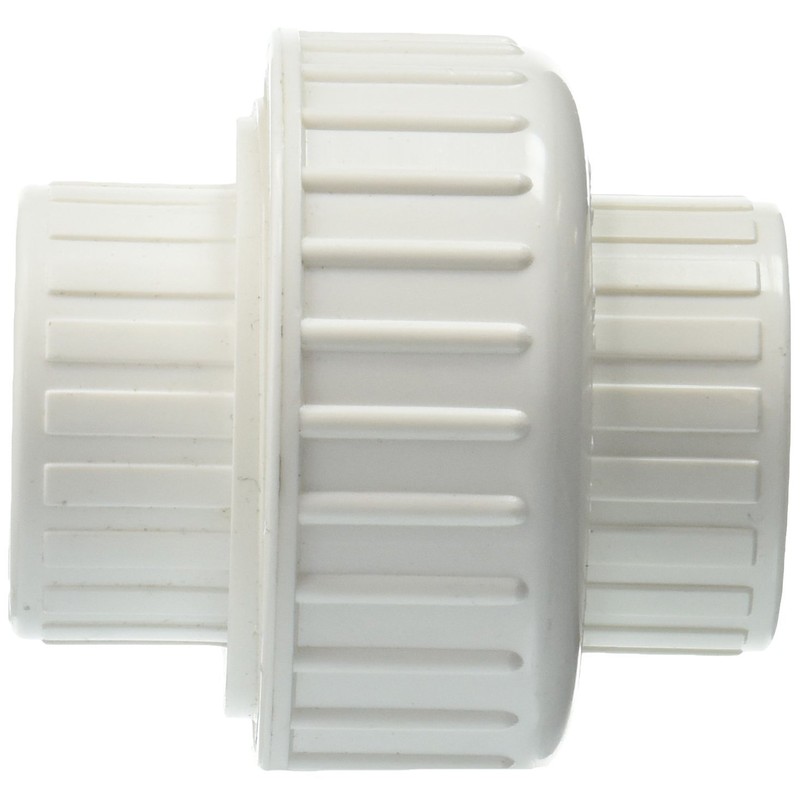 B and K 164-135 PVC Schedule 80 Threaded Union, 1"