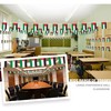 Palestine String Flag Pennant Banner, Small Mini Palestinian Flags Bunting