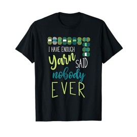 Funny Yarn Knitting Design, Fun Crocheting T-Shirt