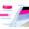 3/4" Tyvek Solid Color Wristbands - Pack of 100 -