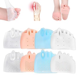 Xoesu toe separators for Women & Men， ball of foot bunion correctortoe spacers ，toe protectors women，4-Pairs bunion pads,2025 New (4)
