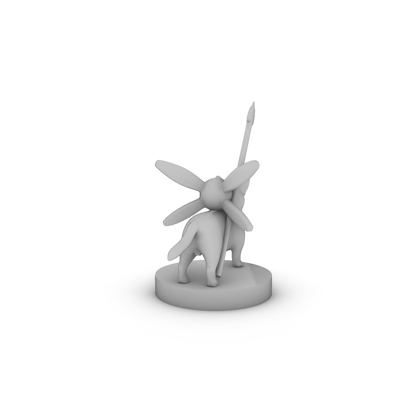 Pixie on a Corgi Tabletop DND Gaming Miniature