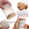 MILIVIXAY 12 Pack 7 OZ Frosted Glass Candle Jars with