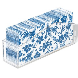 HIIMIEI Acrylic Napkin Holder, Guest Towel Holder Tray for Table, Disposable Hand Towel Holders for Bathroom, Dinner, Bar, Kitchen, 1pc