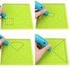 4Pcs 3D Printing Pen Silicone Pad Green Copy Board Soft