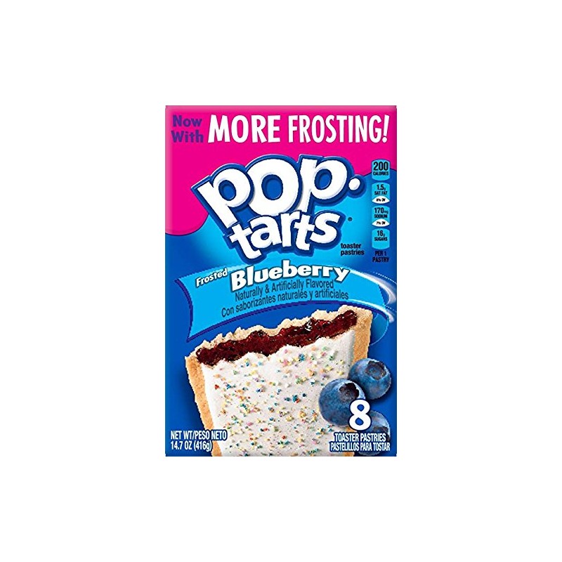 Kellogg's Pop-Tarts Frosted Blueberry Toaster Pastries 8 ct