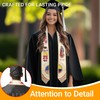 CHMKMF Colombia Graduation Stole, Colombian American Flag Graduation Sash Class