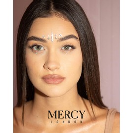 Tara Crystal Bindi by MERCY LONDON Crystal Indian Bindi Face Jewels Gold Multi Packet