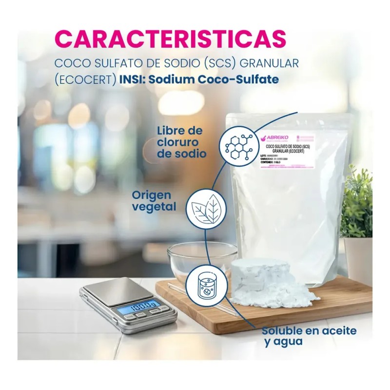 Scs Granular Tensoactivo (shampoo Solido) 1 Kilo