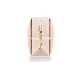 Kososuru Small Makeup Bag Portable Cosmetic Bag for Women Makeup Pouch Waterproof Toiletry Bag for Travel (Light Pink, Normal)