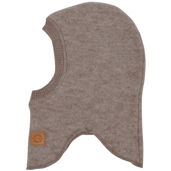 Mikk-line Wool Full-Face Balaclava, Children's Beanie to Pull On, Unisex