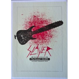 Slayer - Live at Columbiahalle - Concert Tour Poster - 10"x14" - Berlin, Germany 2010
