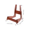 Kisangel Guitar Support Stand Portable Wooden Guitar Rack Durable Stable