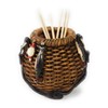 Rainbow Trading RA 3288 Fish Creel Basket Decorative Toothpick Holder