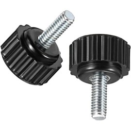 MACHSWON Knurled Clamping Knobs Saw Drill Press Lathe and Routing Jigs Packaging Machinery Printing Equipment Hand Clamping Handle Bolt Hand Knob Screw Replacement Parts M4 x 10mm 6pcs