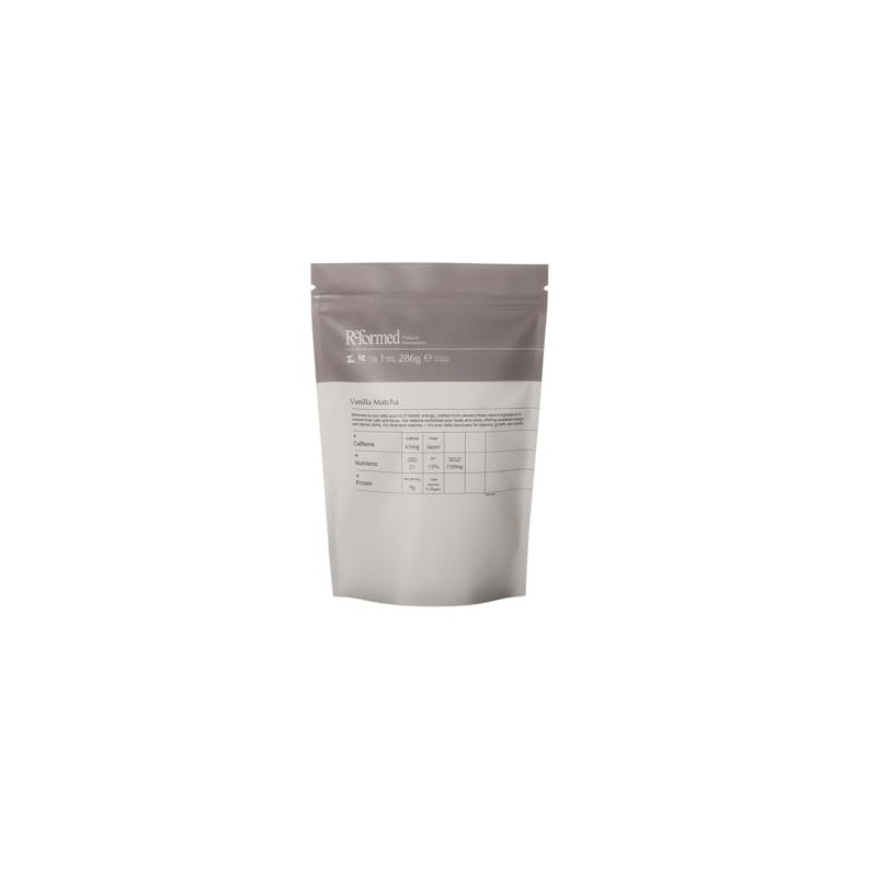 Reformed Vanilla Collagen Matcha Powder - Smooth & Creamy Blend