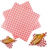 Hslife 100 Sheets Checkered Dry Waxed Deli Paper Sheets, Paper