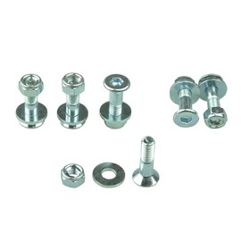 SCAR Chain Wheel Bolts Kit Double Secured Compatible with Yamaha YZ YZF WRF HONDA CR CRF Kawasaki KX KXF Suzuki RM RMZ