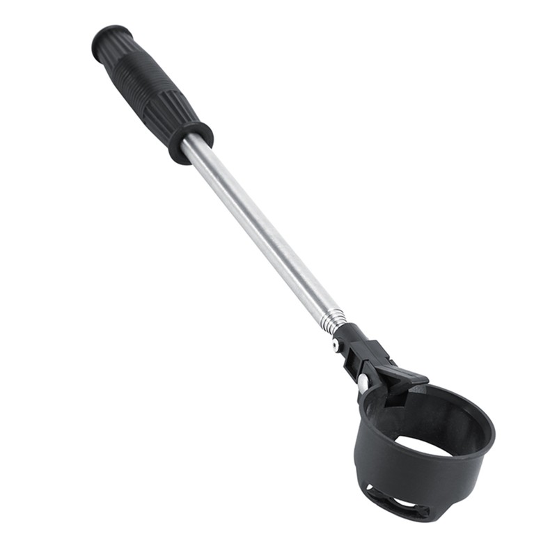 Retractable Stainless Steel Shaft Scoop Telescopic Golf Ball Retriever Pick