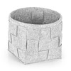 N8WERK Felt Storage Basket 24 x 24 x 24 cm