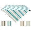 Lashuma Tablecloth Blue High-Quality Square Table Linen 80 x 80