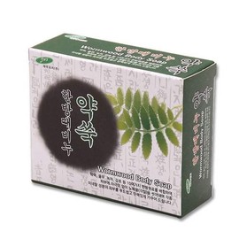 JQ Herbal exfoliating soap, beauty soap, cosmetic soap, mugwort / 한방 때비누 미용비누 화장비누 약쑥
