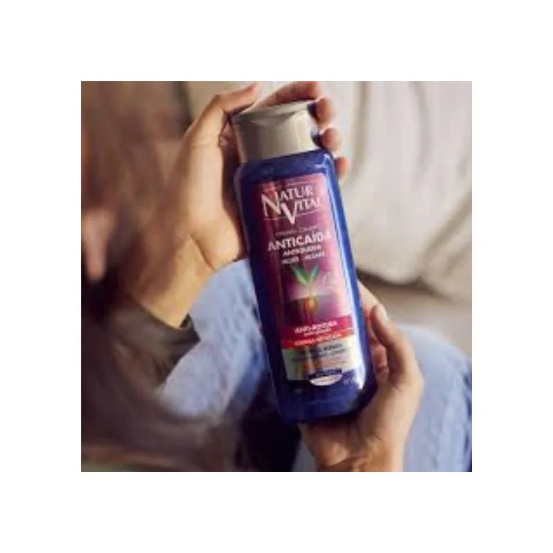 Shampoo Anti Caída Antiquiebre Mujer 300 ml NaturVital