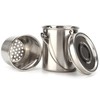 Brush Washing Bucket Stainless Steel Material Easy Carry Painting Supply