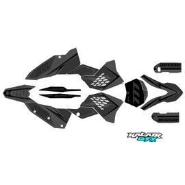 Kalair GFX Graphics Kit for KTM Motocross 4-STROKE 250SX-F and 450SX-F (2007) Razor Series Smoke 16 Mil - Dirt pit bike motorcycle sticker, racing decal no-plastics