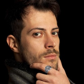 Flongo Men's Ring Men's Rings Signet Ring Band Ring with Lion Head Lion Head Silver Thumb Ring Jewellery Biker Men's Accessories, Stainless Steel