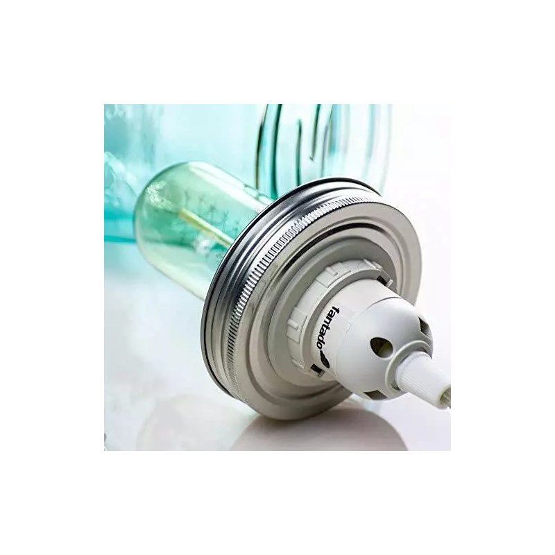 Fantado Regular Mouth Mason Jar Pendant Light Cord Kit Lid