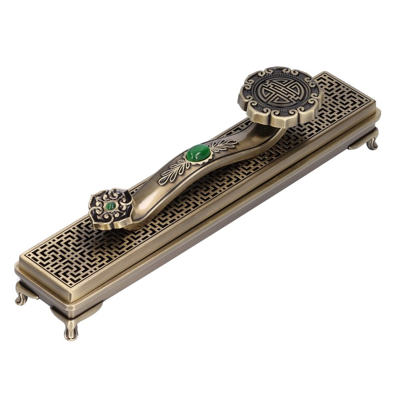 Metal Incense Holder Ruyi Antique Incense Stick Burner for Home