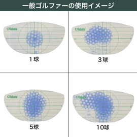 Tabata Golf Shot Markers, Golf Practice Supplies, Shot Sensor, Impact Markers, Ball Markers, Hitting Markers, Swing Practice, For Irons, Wood, MIX Control, 16 Shot Each)