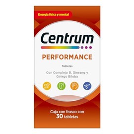 Centrum Multivitamínico Performance Frasco con 30 tabletas