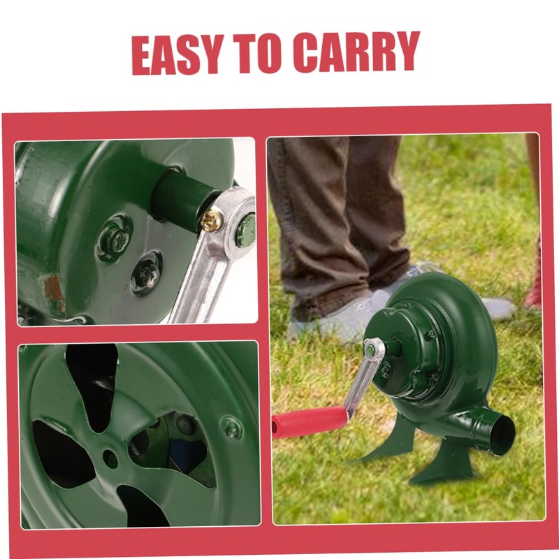 BESPORTBLE Small Blower Fan Fire Blower Outdoor Accessory Hand Held