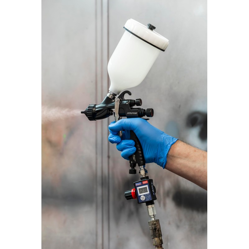 Sealey Ard01 On-Gun Air Pressure Regulator/Gauge Digital