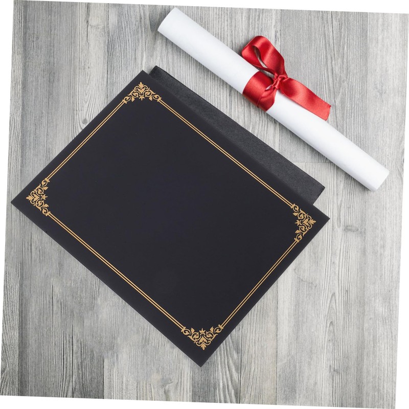 Operitacx Letter Size Certificate Holders Gold Foil Award Wedding Graduation