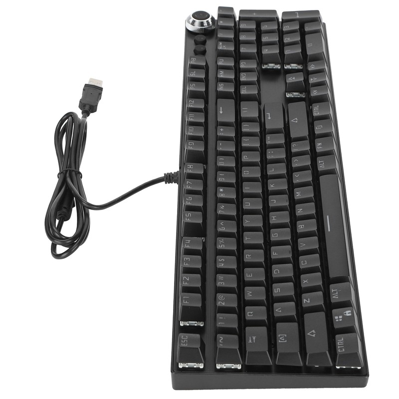Mechanical Keyboard Wired Gaming Support Backlight Green Axis Keyboard with