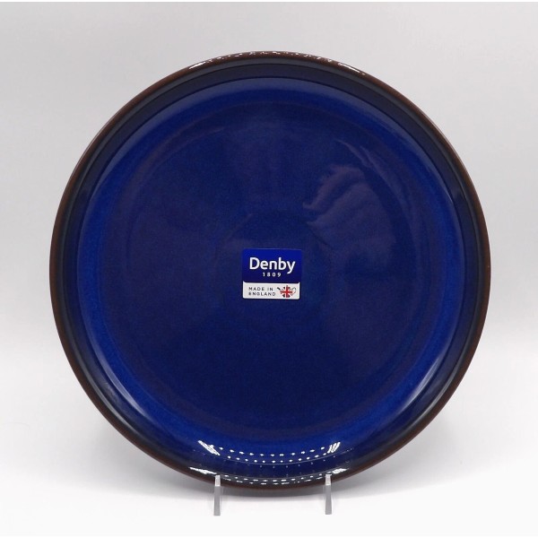 Denby IMPERIAL BLUE BY DENBY-LANGLEY COUPE DINNER PLATE(S) BNWT