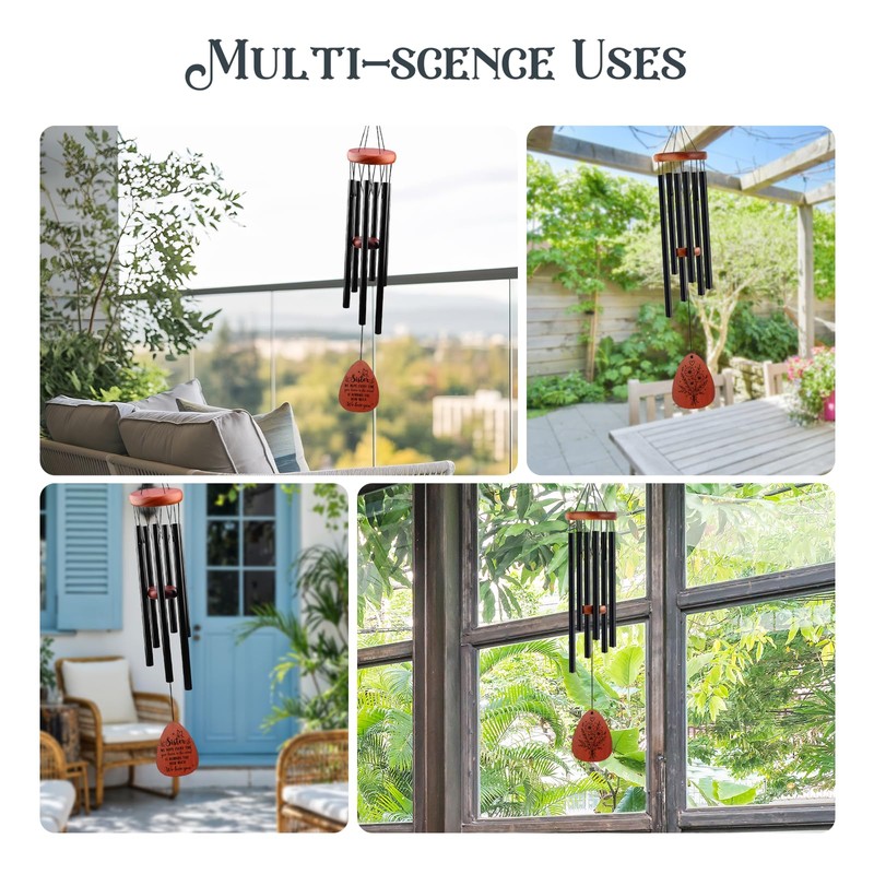 Gifts for Sister, Sister Brithday Gifts - Sisters Wind Chimes