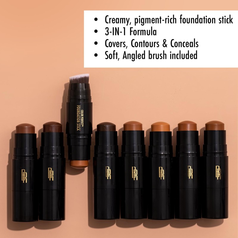 Black Radiance Color Perfect Foundation Stick with Soft Brush Applicator