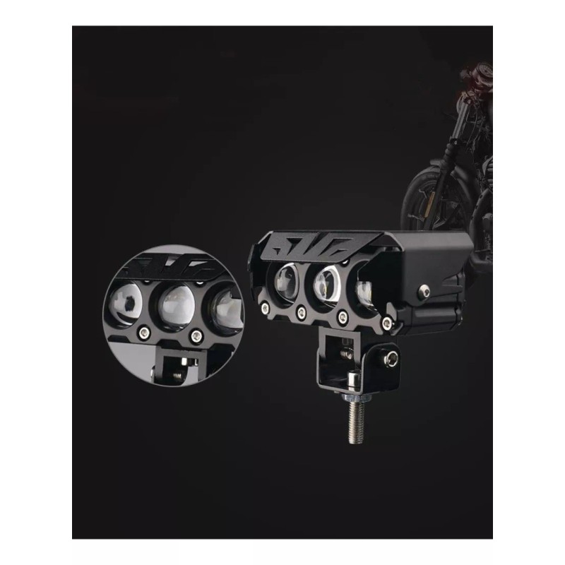yuqing.fc Par Faros De Lupa Luz Led Spot Doble Color