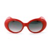 V.W.E. Vintage Sunglasses UV400 Bold Retro Oval Mod Thick Frame