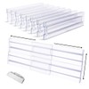 Lyfelights 8 Pack Drawer Dividers – Stackable, Adjustable & Expandable