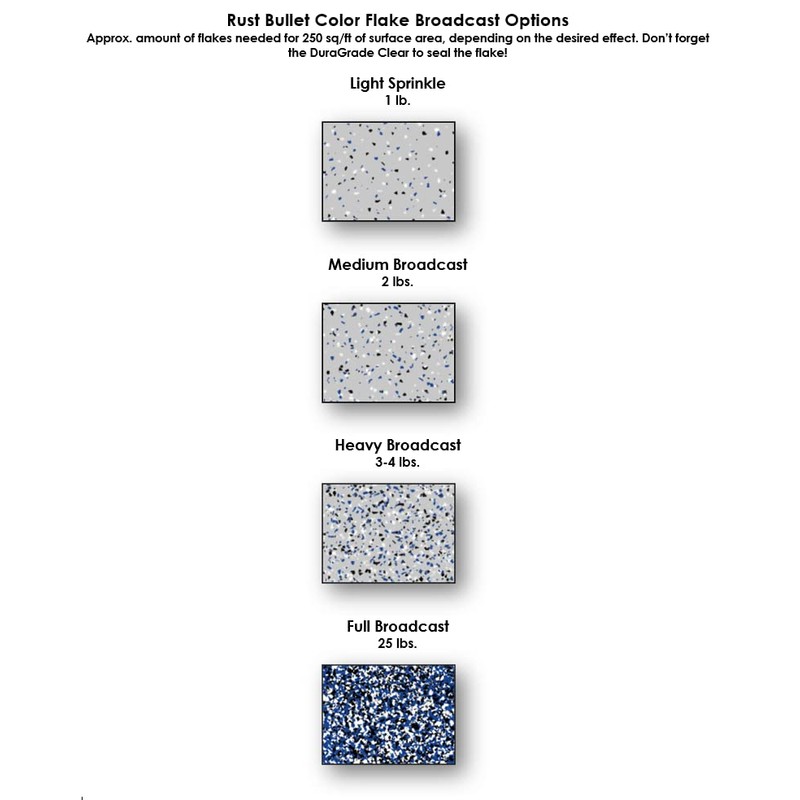 RUST BULLET Decorative Color Flakes - Desert Sand - Customize