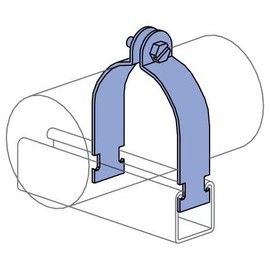 Genuine Unistrut P1114-EG 1-1/4" Rigid Steel Conduit Pipe Strut Clamp for All 1-5/8" Strut Channels