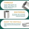 GORAGUCHI 10PCS 304 Stainless Steel Cast Pipe Fitting, 1/2" NPT