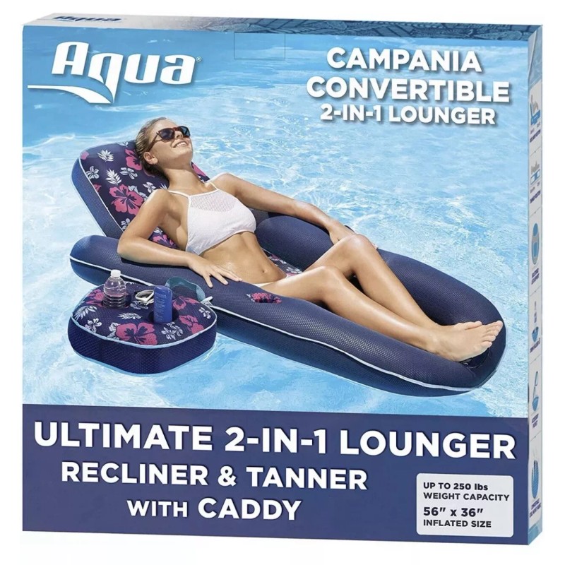 Aqua Campania Ultimate 2 in 1 Recliner & Tanner Pool