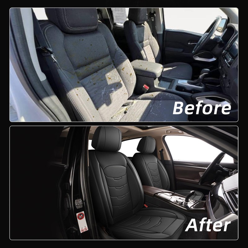 RAWAKORW Car Seat Covers Fit for Honda Pilot 2005-2015 Front
